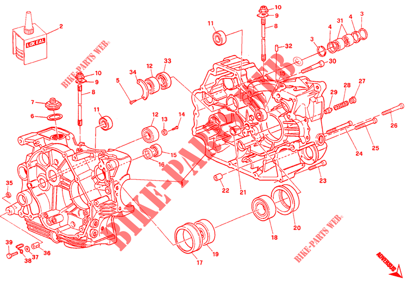 SEMICARTERS per Ducati Monster 600 1995