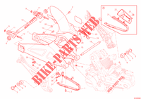 FORCELLONE POSTERIORE per Ducati Monster 696 ABS 2012