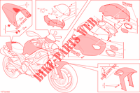 KIT ART per Ducati Monster 696 Anniversary 2013