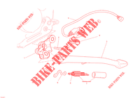 CAVALLETTO LATERALE per Ducati Monster 1100 Diesel 2013
