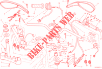 MANUBRIO per Ducati Monster 659 ABS Learner Legal (LAMs) 2014