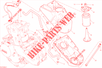ASPIRAZIONE ARIA   SFIATO OLIO per Ducati Monster 1200 S Stripes 2015