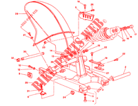 FORCELLONE POSTERIORE (DM 001365 006006) per Ducati 750 SS 1995