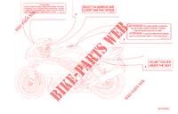 ETICHETTA DI AVVERTENZE (USA) per Ducati 900 SS 2000