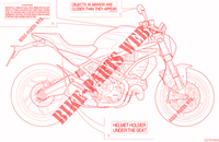 ETICHETTA DI AVVERTENZE per Ducati Monster 797 2021