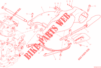 FORCELLONE POSTERIORE per Ducati Hypermotard 950 2021
