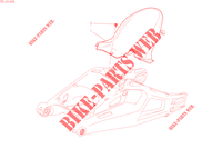 PARAFANGO POSTERIORE per Ducati Multistrada V4 S Full 2022