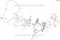 PARABREZZA per Ducati Multistrada V2 S 2022
