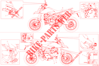 ETICHETTA DI AVVERTENZE per Ducati Hypermotard 950 RVE 2022