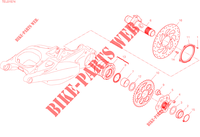 PERNO RUOTA POSTERIORE per Ducati Multistrada V4 Pikes Peak 2023