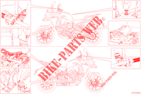 ETICHETTA DI AVVERTENZE per Ducati Multistrada V4 Rally Radar Full 2023