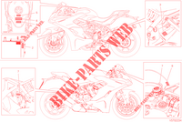 ETICHETTA DI AVVERTENZE per Ducati SUPERSPORT 950 S 2023