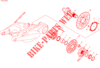 PERNO RUOTA POSTERIORE per Ducati Multistrada V4 RS 2024