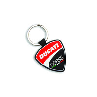 PORTACHIAVI DUCATI CORSE SHIELD-Ducati-Ducati Goodies